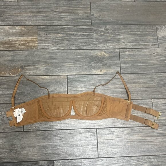 NWT We Are HAH X Free People Wired Bra 30-38DD 30DD 32DD 34DD 36DD Brown Sugar - Picture 11 of 14